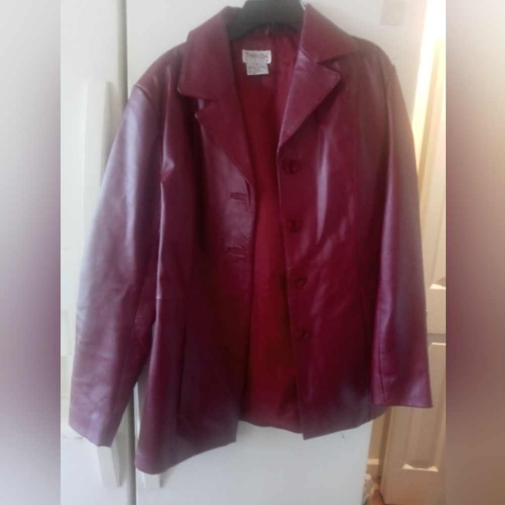 Leather jacket